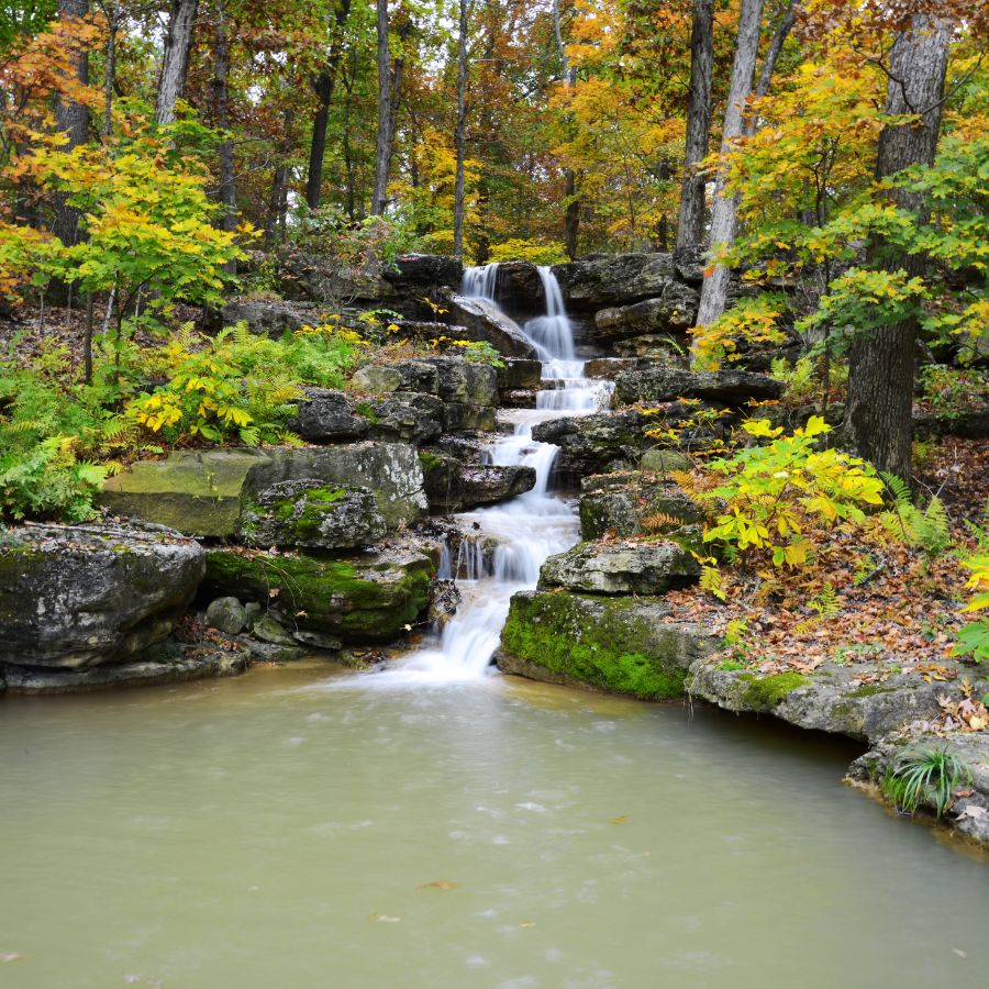 waterfall in branson mo