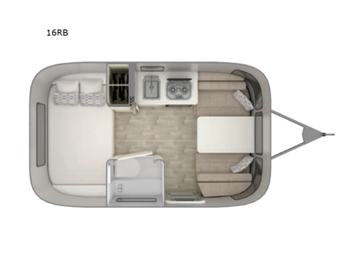 Floorplan of the airstream Bambi