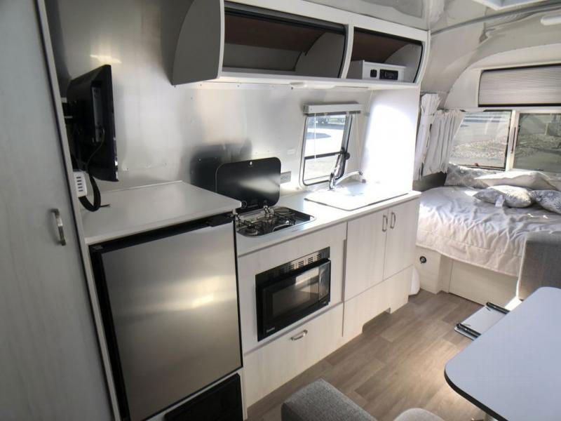 Kitchen in the airstream Bambi